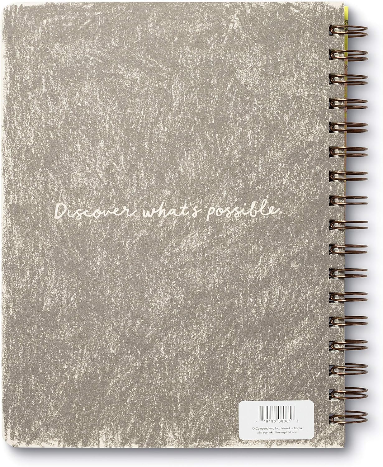 Compendium Spiral Notebook – Expect the Best Things to Happen Today – A Designer Spiral Notebook with 192 Lined Pages, College Ruled, 7.0" W x 9.25" H