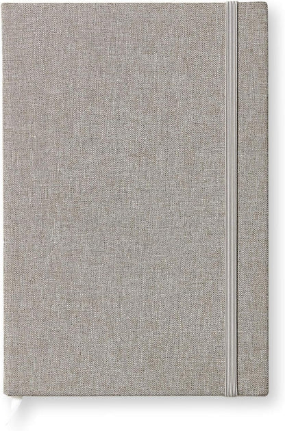 Portage Blank Hardcover Aesthetic Notebook Writing Journal – Bleed-Proof Paper Notepad for Journaling, High GSM, A5 Notebook, Cream Pages - Salmon, 6 x 8.5 Inches, 224 Pages