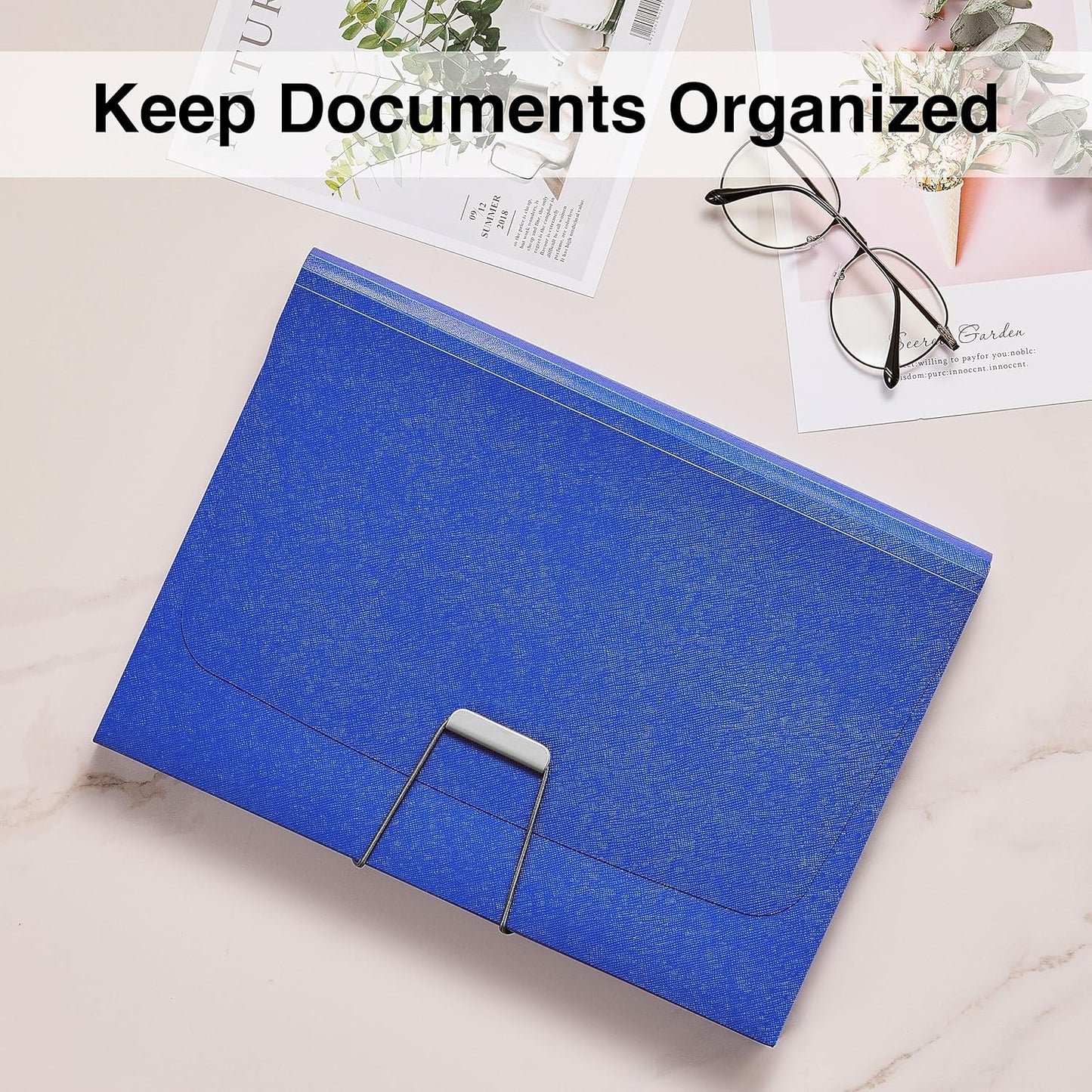 Staples Reinforced Expanding File, 13‑Pocket Accordion Organizer, Letter Size, Heavy‑Duty Poly Construction, Black