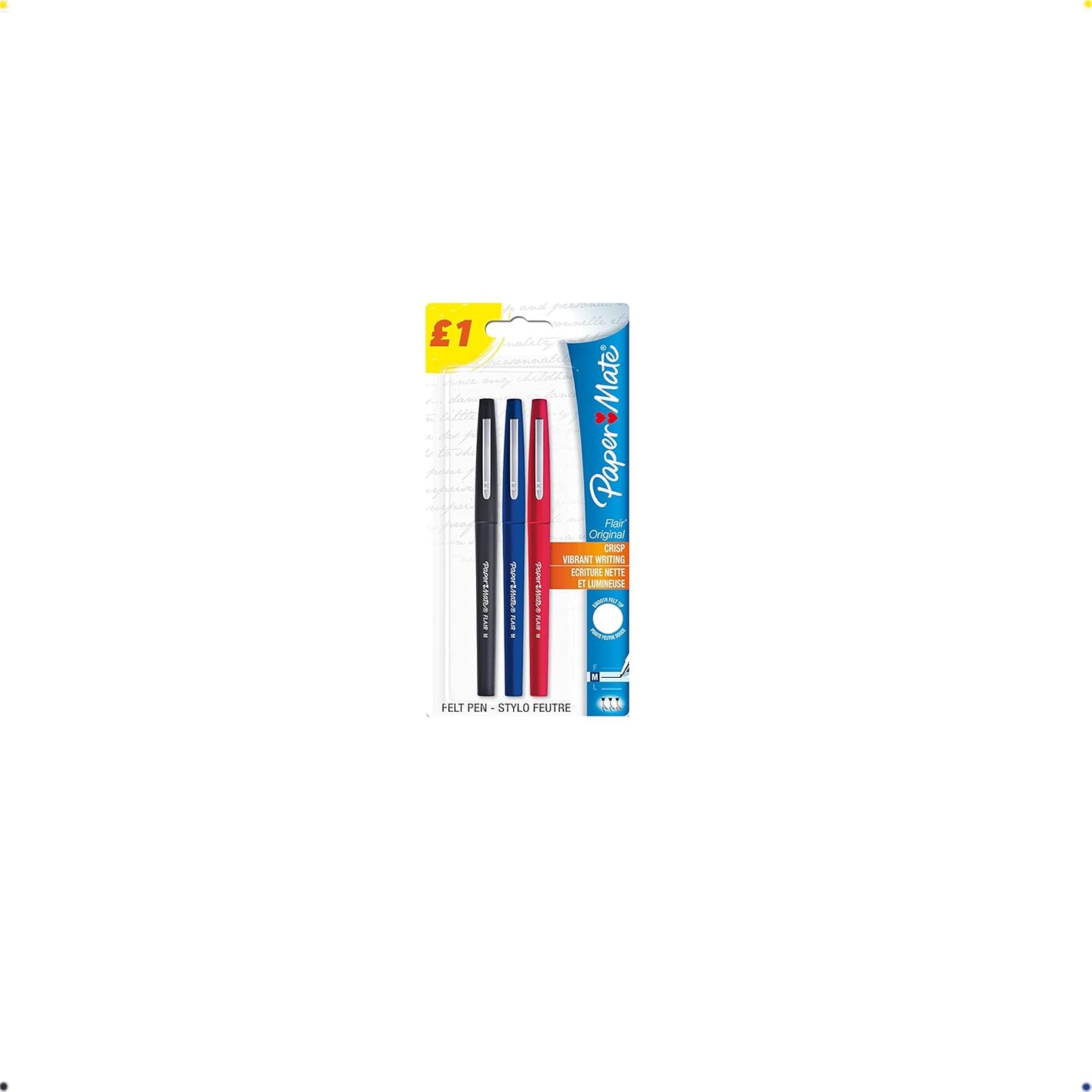Flair Original Fibre Tip Pen Medium 1.0mm Special Pack of 14