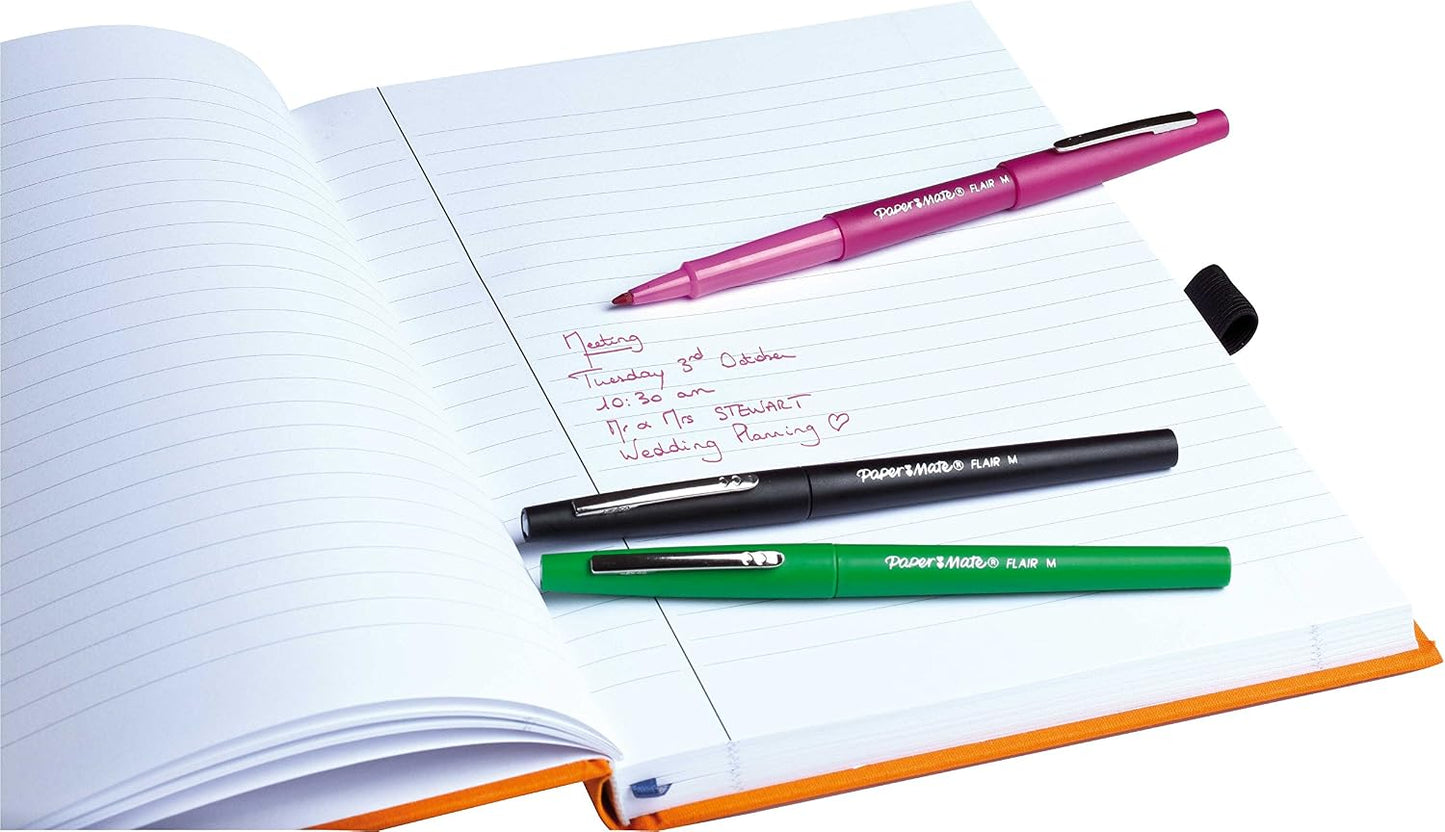 Flair Original Fibre Tip Pen Medium 1.0mm Special Pack of 14