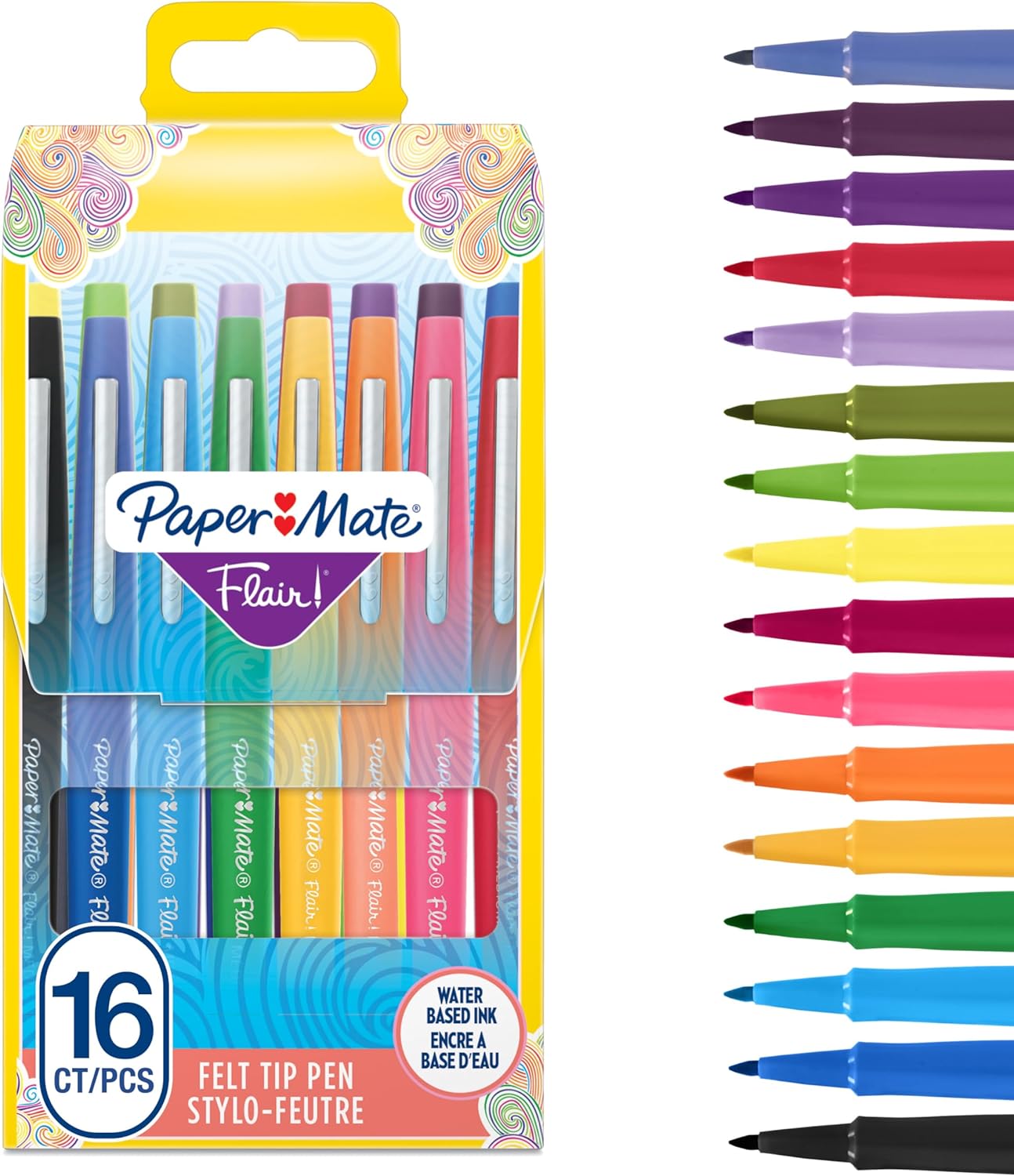 Flair Original Fibre Tip Pen Medium 1.0mm Special Pack of 14