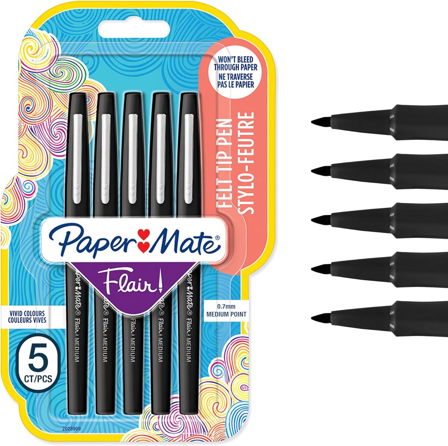 Flair Original Fibre Tip Pen Medium 1.0mm Special Pack of 14