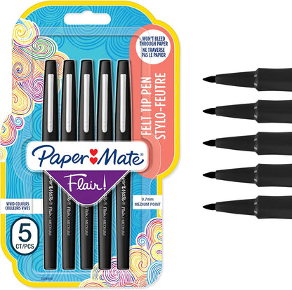 Flair Original Fibre Tip Pen Medium 1.0mm Special Pack of 14