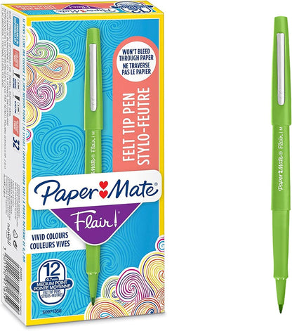 Flair Original Fibre Tip Pen Medium 1.0mm Special Pack of 14