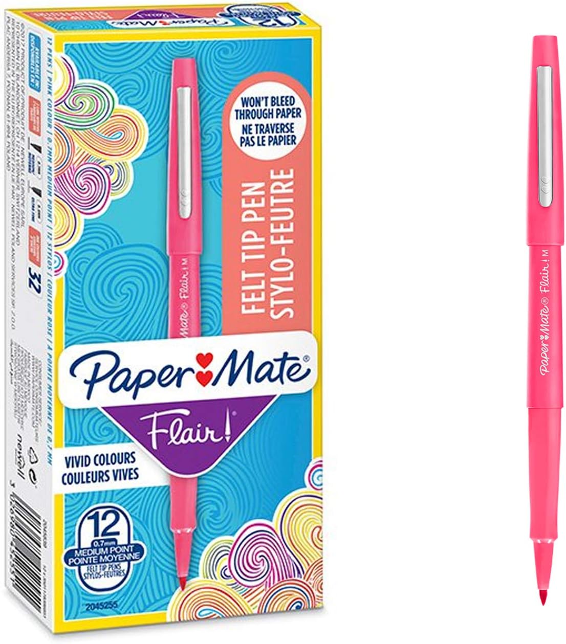 Flair Original Fibre Tip Pen Medium 1.0mm Special Pack of 14