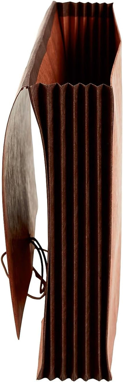 Rip-Proof Heavy-Duty Wallet with Fully Lined Tyvek Gussets, 5 1/4" Expansion, Legal Size, Brown, 2/Pack