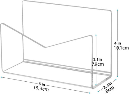 Desktop Letter Holder Mail Holder Organizer Notebook Envelope Holder Mail Sorter Paper Letter Rack File Holder for Countertop