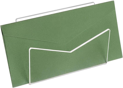 Desktop Letter Holder Mail Holder Organizer Notebook Envelope Holder Mail Sorter Paper Letter Rack File Holder for Countertop