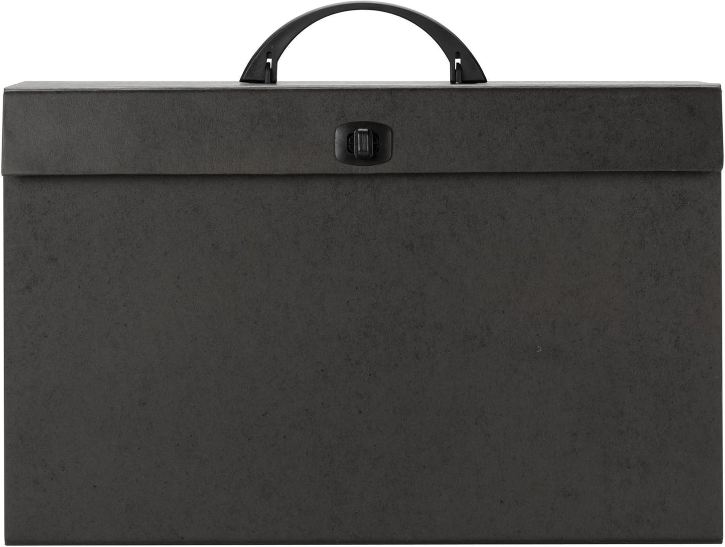 A-Z and Subject Expanding File Box, 19 Pockets, Printed Alphabetic (A-Z)/Subject, Latch Closure, Legal Size, Black (70804) (Pack of 4)
