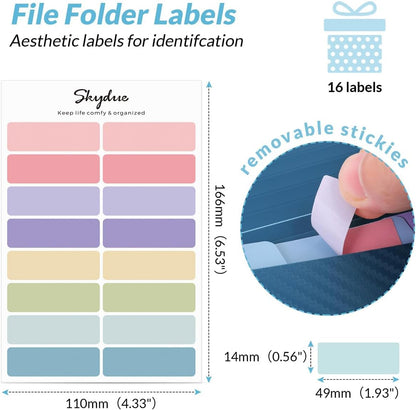 Expanding File Folder with 7 Pockets, Accordion File Organizer, Folders for Documents, Portable Receipt Paper Organizer, Letter Size Filing Folder School Office Supplies, Black