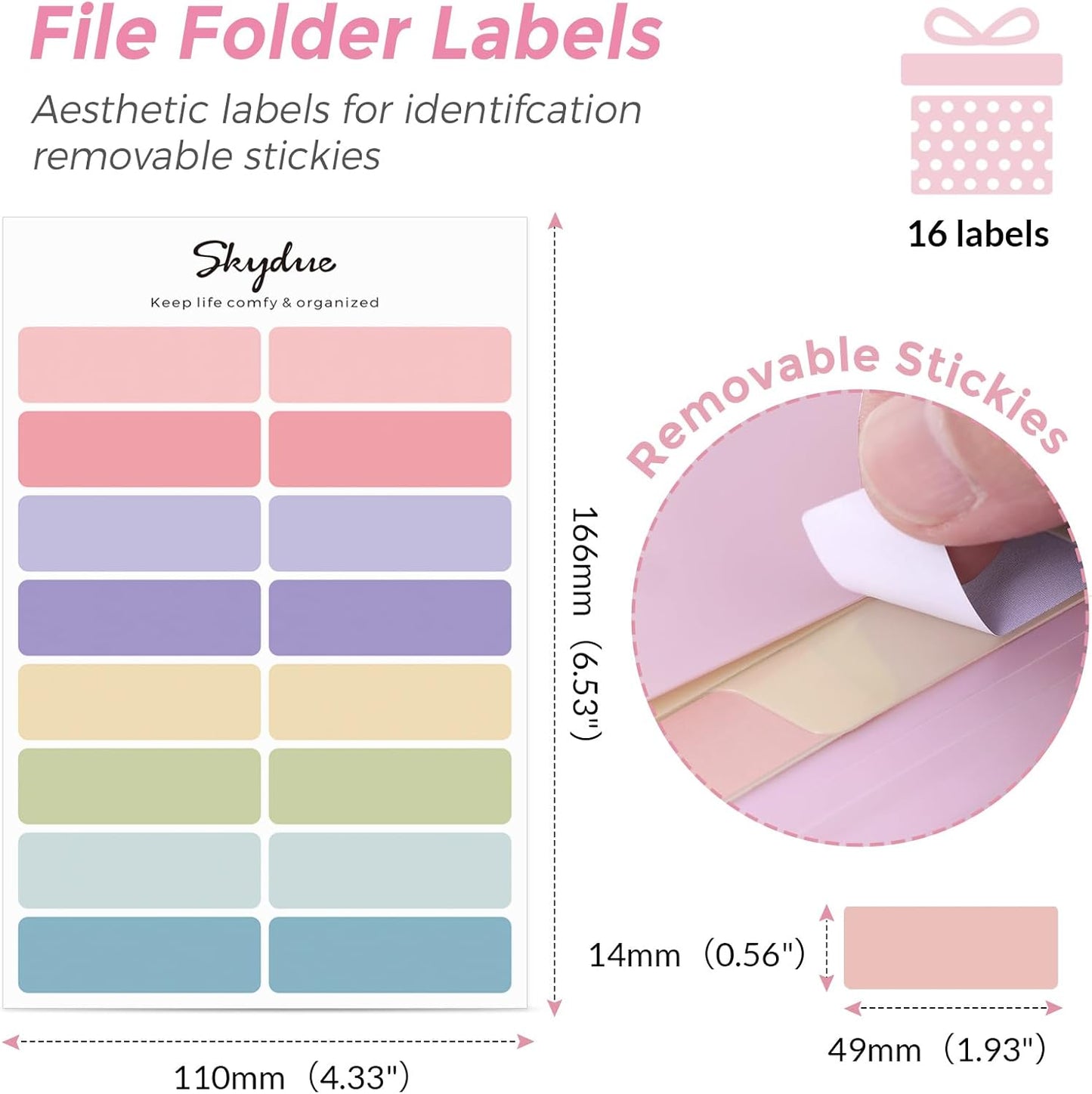 Expanding File Folder with 7 Pockets, Accordion File Organizer, Folders for Documents, Portable Receipt Paper Organizer, Letter Size Filing Folder School Office Supplies, Black