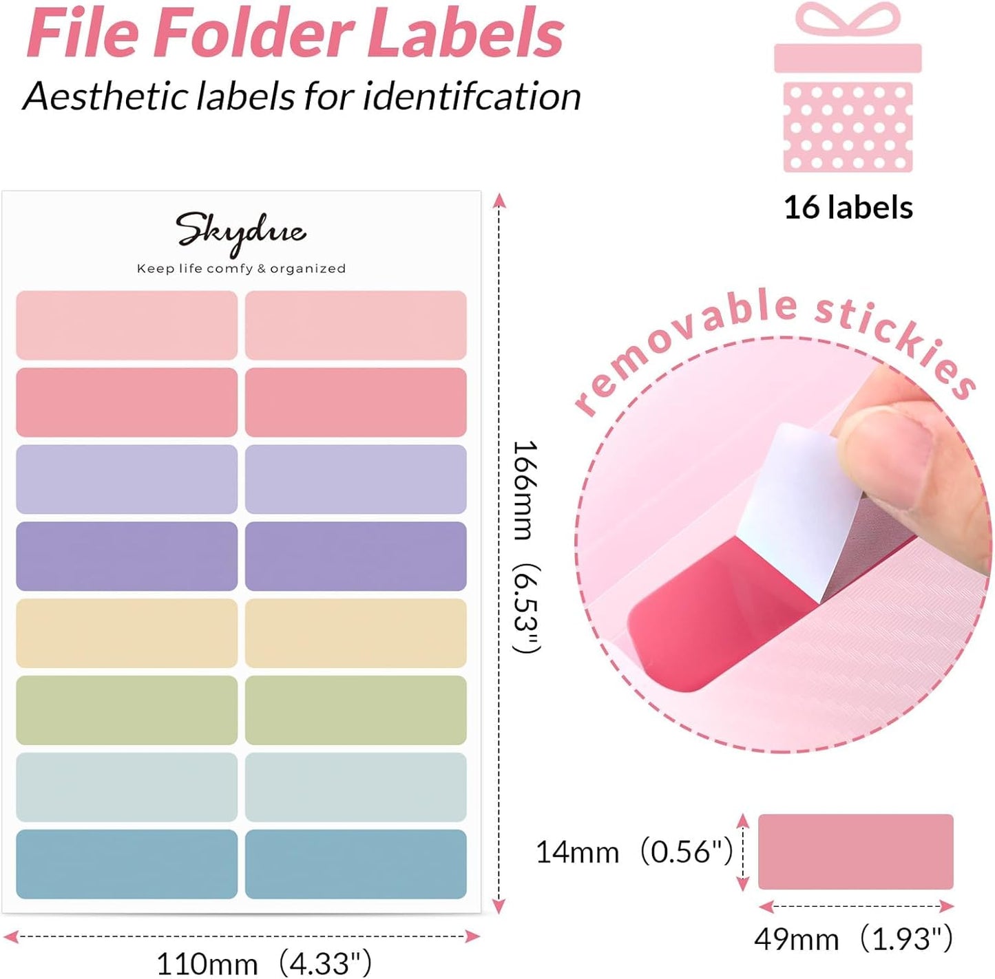 Expanding File Folder with 7 Pockets, Accordion File Organizer, Folders for Documents, Portable Receipt Paper Organizer, Letter Size Filing Folder School Office Supplies, Black