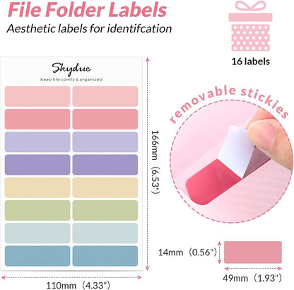 Expanding File Folder with 7 Pockets, Accordion File Organizer, Folders for Documents, Portable Receipt Paper Organizer, Letter Size Filing Folder School Office Supplies, Black