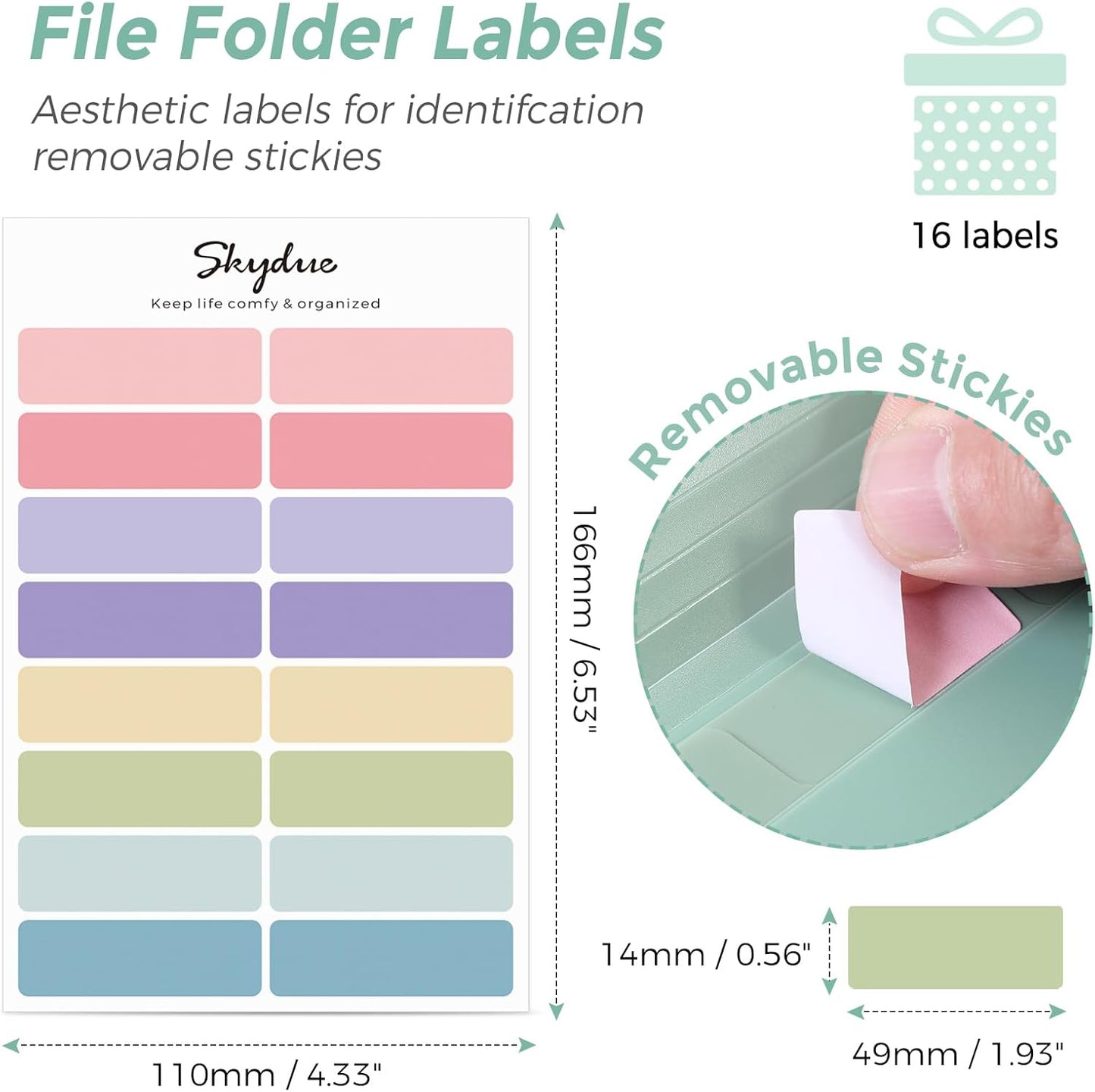 Expanding File Folder with 7 Pockets, Accordion File Organizer, Folders for Documents, Portable Receipt Paper Organizer, Letter Size Filing Folder School Office Supplies, Black